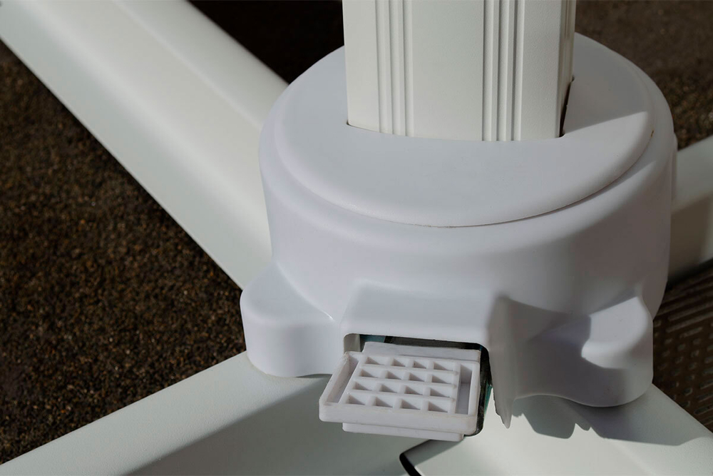 Зонт Gardeck "Севилья", 3х3м, белый, 3000х3000