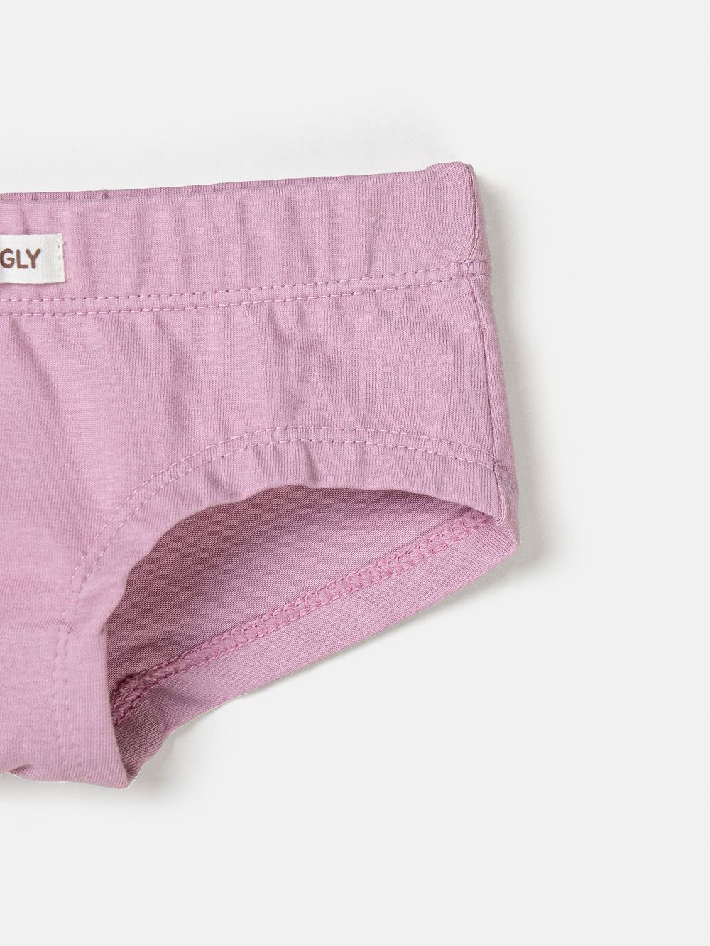 Комплект трусов для девочек "Пудра/Молоко" 2 шт