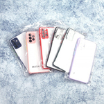 Чехол для Samsung Galaxy A72, прозрачный, матовый, 0,5 мм, 012507 Красный