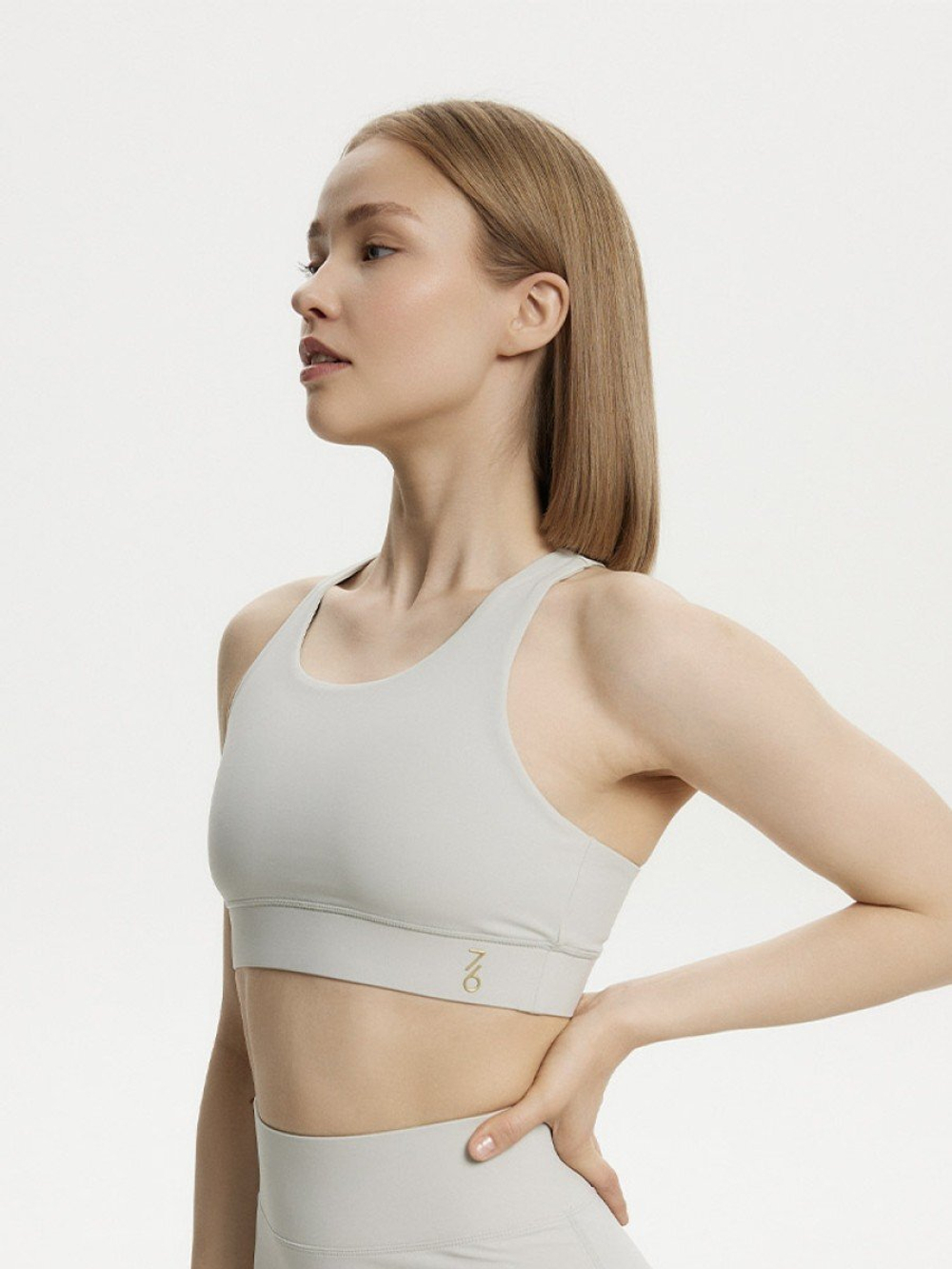 ОДЕЖДА ДЛЯ ТЕННИСА Женская, Топ SEVENSIX ТОП ПОД ПЛАТЬЕ 7/6 ANA TOP 2.0 - GREY .