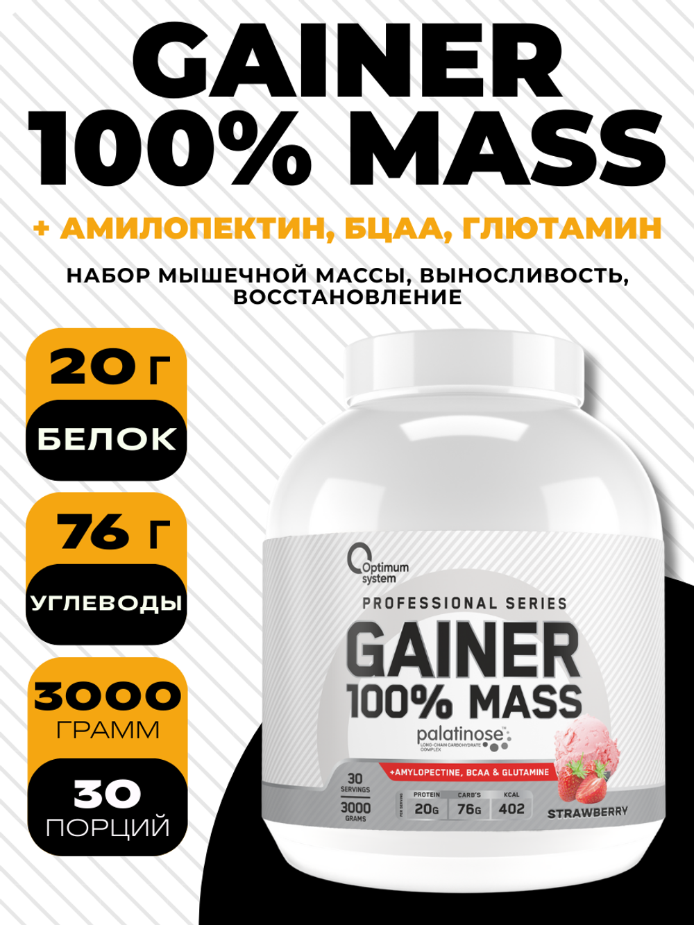 100% MASS GAINER