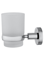 Стакан для зубных щеток с держателем WONZON & WOGHAND EASY, Хром (WW-8121)