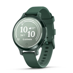 Умные часы Garmin Lily 2 Active цвета Jasper с зеленым силиконовым ремешком
