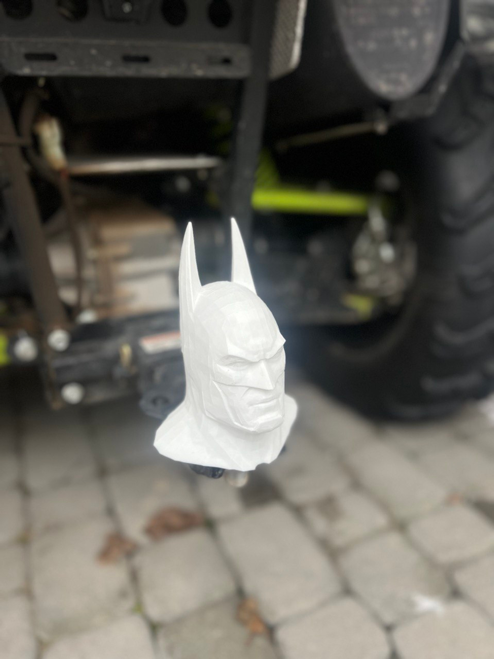 Колпачок на фаркоп Бэтмен Batman, диаметр шара фаркопа 50 мм, белый