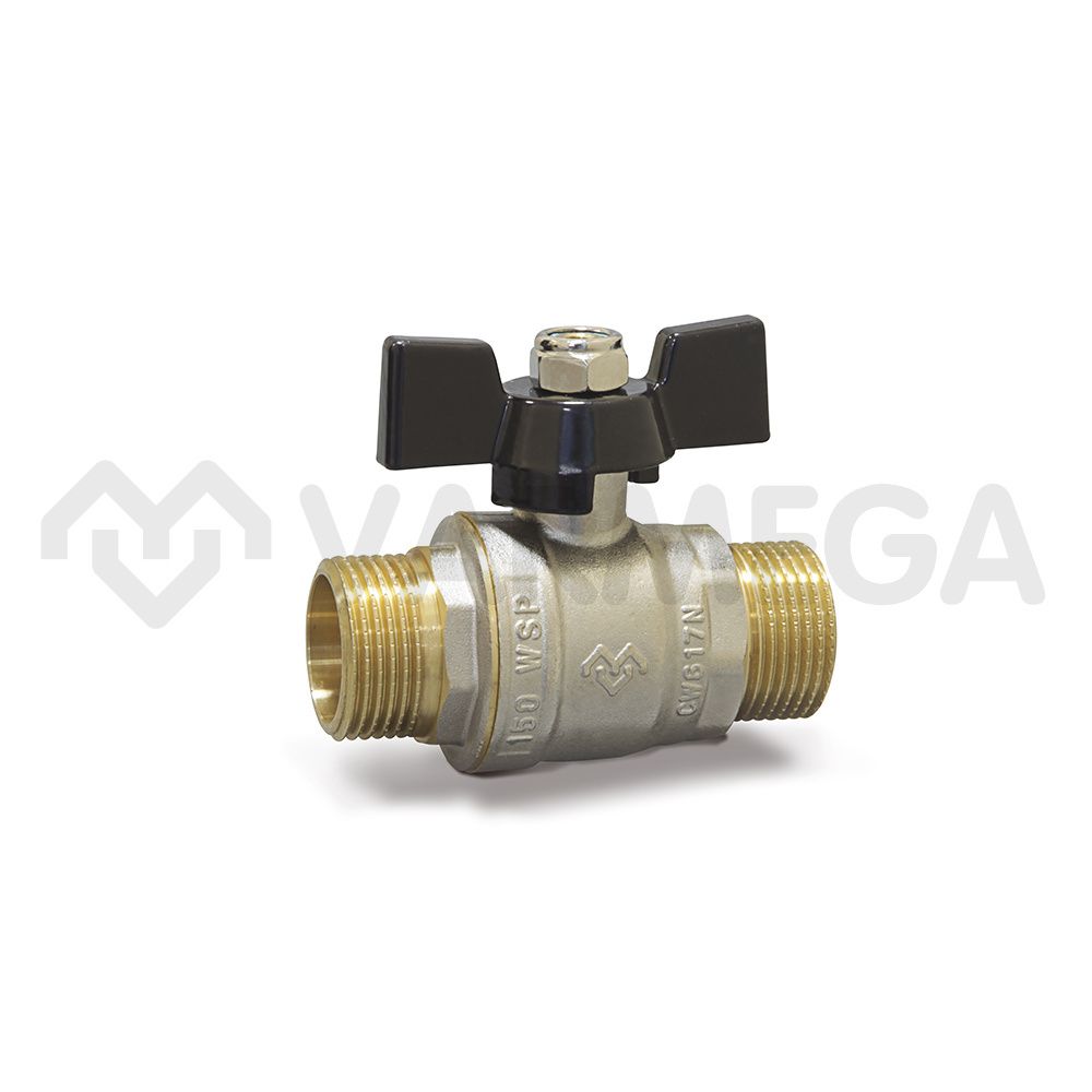 Кран шаровый Varmega Toro VM02501 1/2&quot; НР-НР, полнопроходной, ручка-бабочка