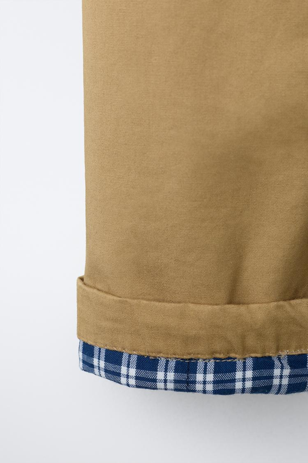 ZARA КУРТКА С КОНТРАСТНЫМ ВОРОТНИКОМ, РЫЖЕВАТО-КОРИЧНЕВЫЙ