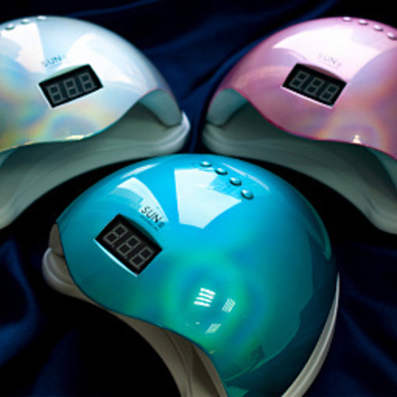 SUN, UV-LED ЛАМПА (SUN 5, ГОЛОГРАФИК СЕРЕБРО), 48W