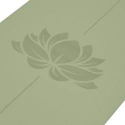 Каучуковый коврик для йоги Lotus Olive 185*68*0,5 см нескользящий