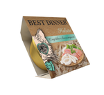 Влажный корм Best Dinner индейка с кальмаром в желе мясные волокна 75 г