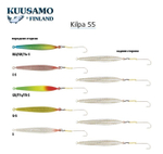 Блесна вертикальная зимняя Kilpa 55 BLU/GR/Ye-S