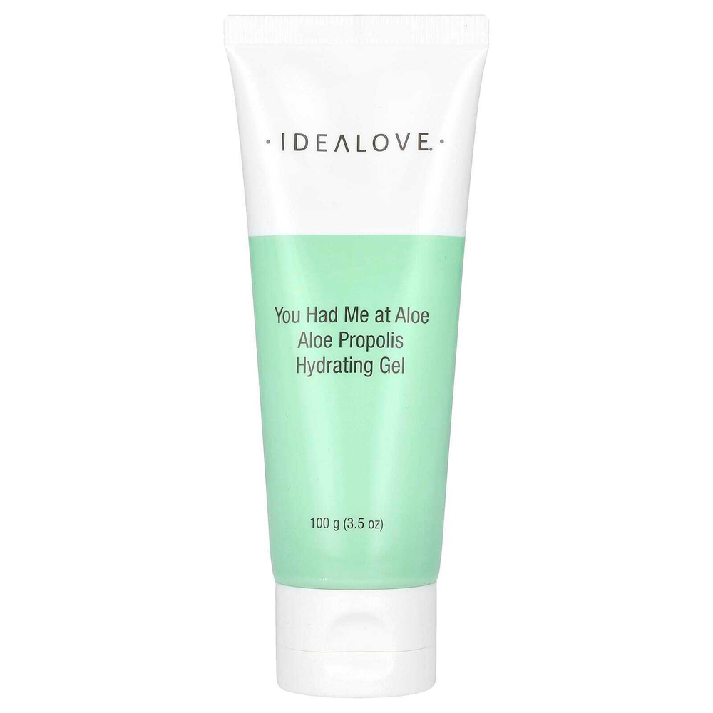 Idealove, You Had Me At Aloe, увлажняющий гель с алоэ и прополисом, 100 г (3,5 унции)