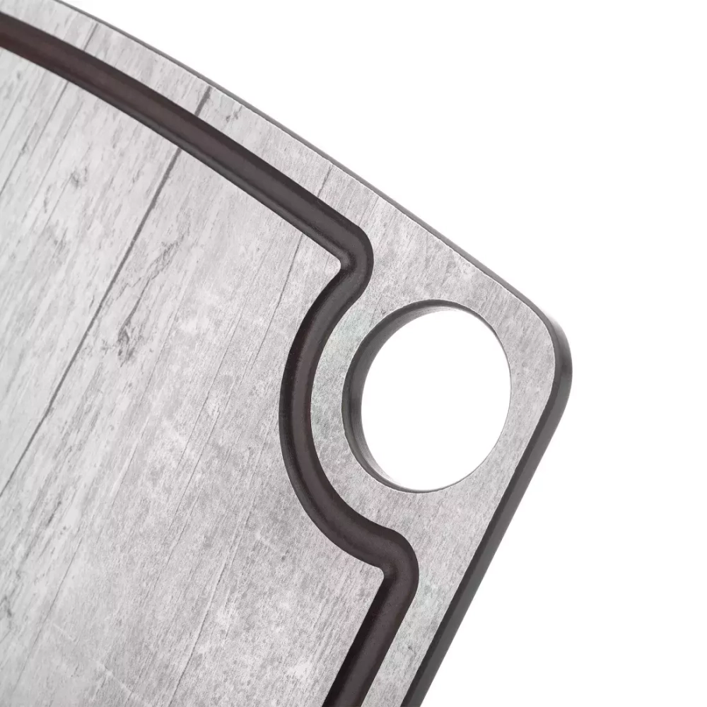 Доска разделочная c желобом 36х28см ComposeEat Fashion дуб белый