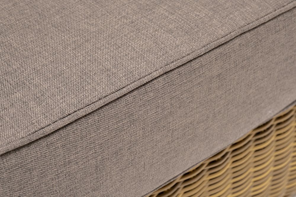 "Боно" кресло из искусственного ротанга, цвет соломенный