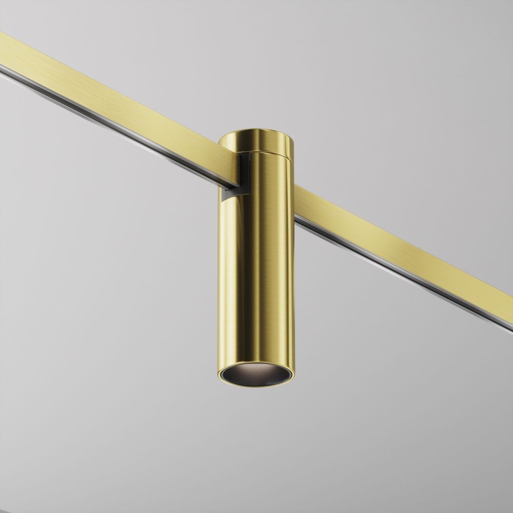 Трековый однофазный светодиодный светильник Maytoni Flarity   TR143-1-5W4K-W-BS