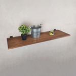 Настенные полки из натурального дерева в стиле Лофт