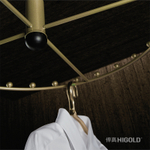 Угловая вешалка для одежды, 522x188 мм