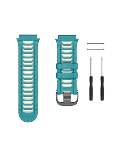 Ремешок для Garmin Forerunner 920XT (Бирюзовый/Белый)