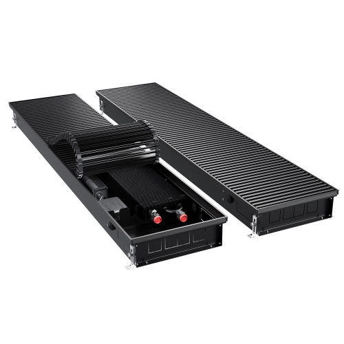 Конвектор внутрипольный Royal Thermo ATRIUM TURBO-90/300/1000-DG-U-BL