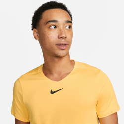 Мужское теннисное поло Nike Dri-Fit Advantage Court T-Shirt Men - Yellow