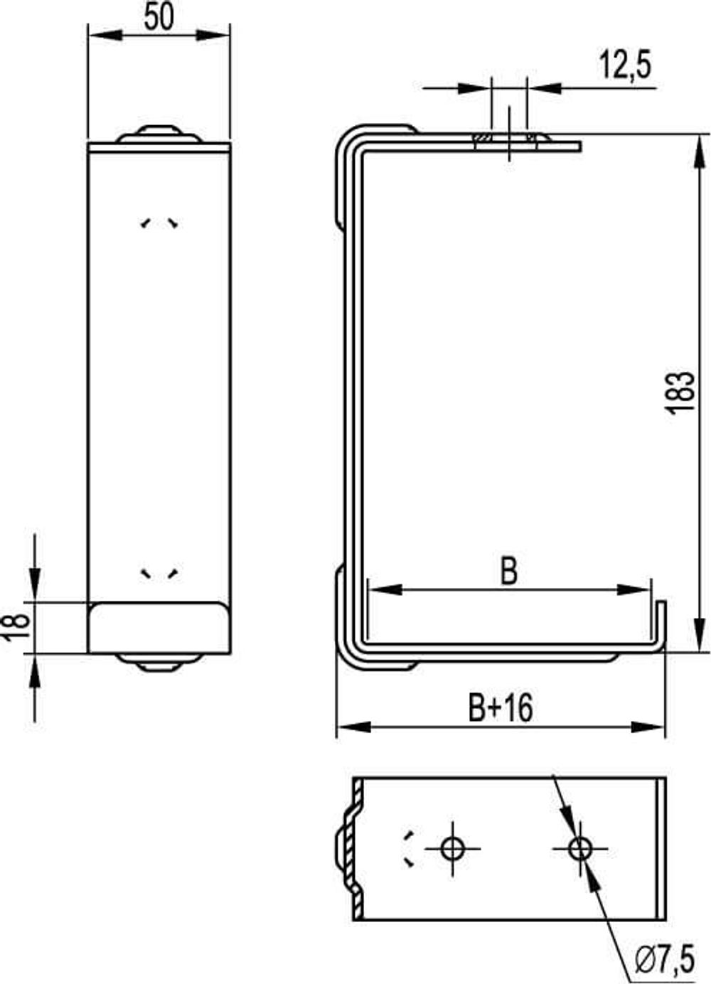 Консоль потолочная DKC BBA1005ZL