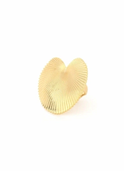 Кольцо ORI TAO, Palmspring, разъемное, с пальмовым листом, OT24.2-19-40421 (золотистый)