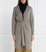 Хлопковый кардиган Max Mara Leisure - серый(334605366)