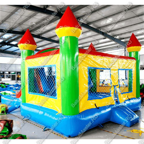 Надувной батут «Домик с бассейном» 8*5*3 м