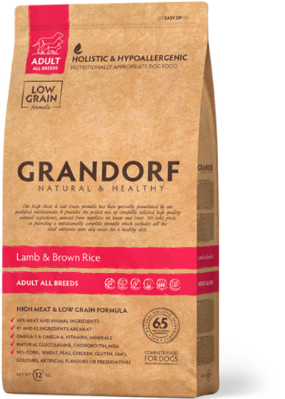 GRANDORF DOG Lamb&Rice ALL BREEDS (ягнёнок с рисом для собак всех пород) 1 кг.