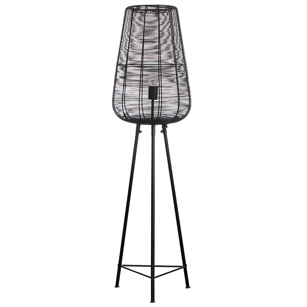 Торшер Vinger, 135 см, черный