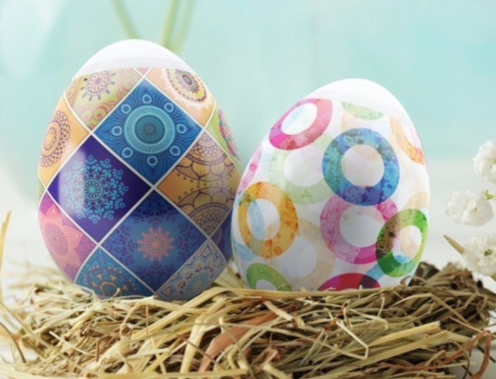 Термопленка для яиц «Пасхальная» (2 шт по 7 наклеек) Marmiton