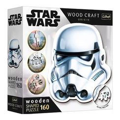 Puzzles - "160 Wooden Shaped Puzzles" - Stormtrooper's helmet / Lucasfilm Star Wars FSC Mix 70%