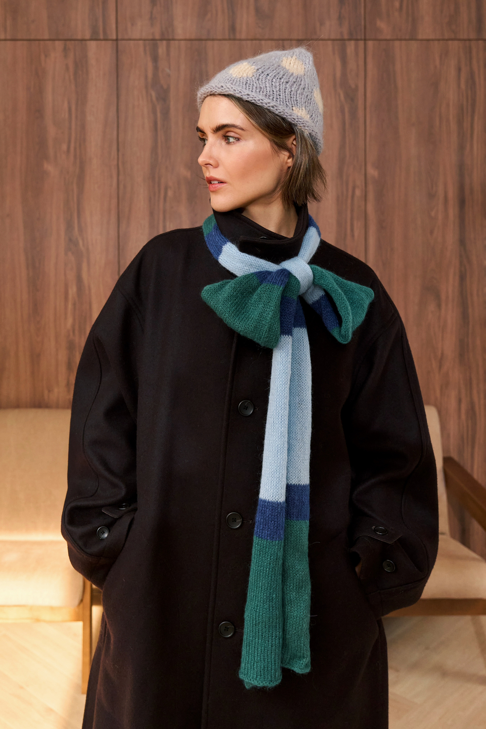 Шарф Jacob Cro Snake "Blue/Green"