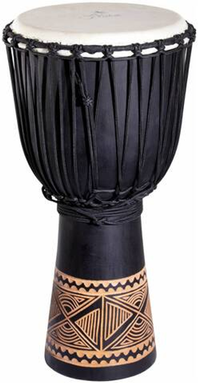Джембе с веревочной настройкой Yuka DJWN012-24BK3
