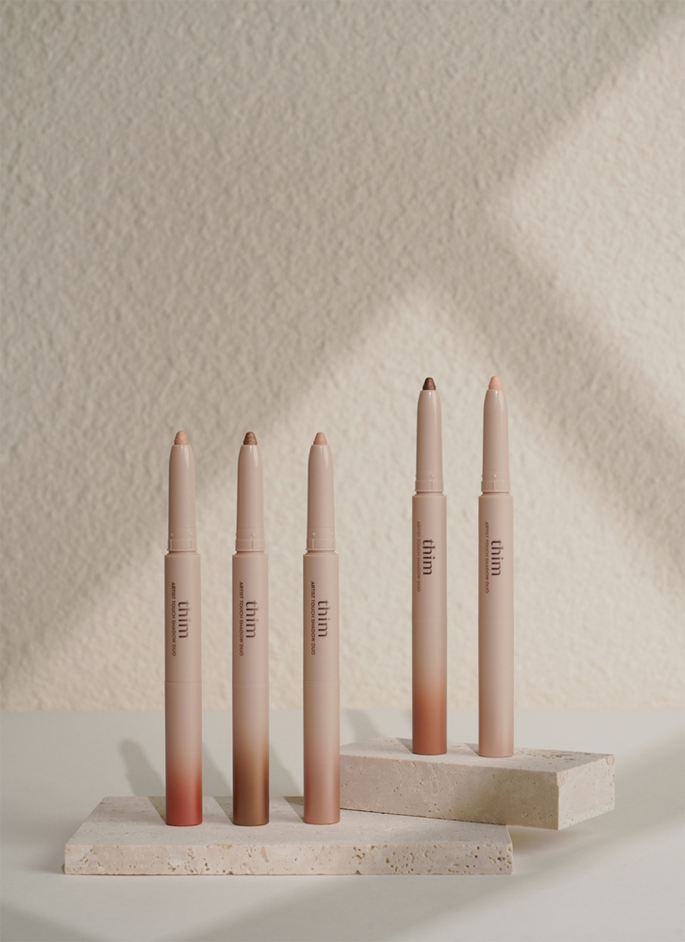 thim Artist Touch Shadow Duo - Тени для век в карандаше двойные оттенок 04 Capuccino, 1 g