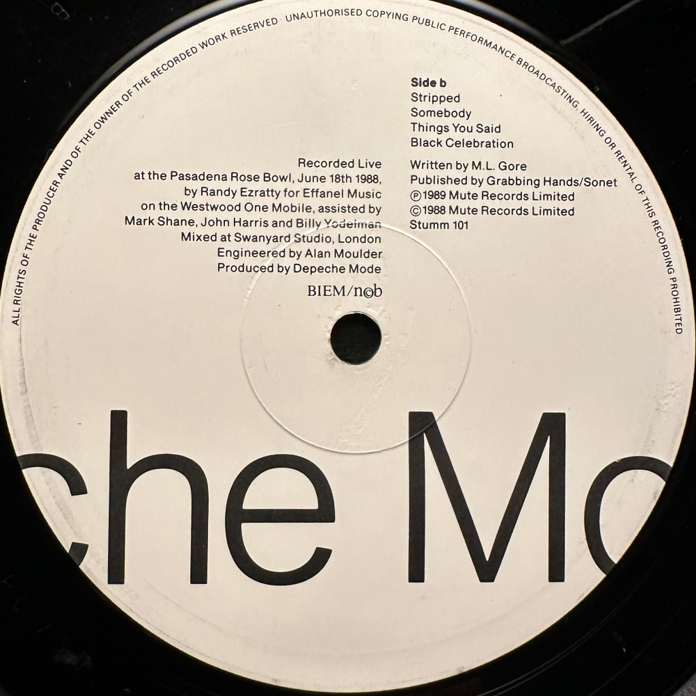 Depeche Mode - 101 2LP (Скандинавия 1989г.)