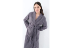 Халат махровый GoodNight 44-46 (M) серый