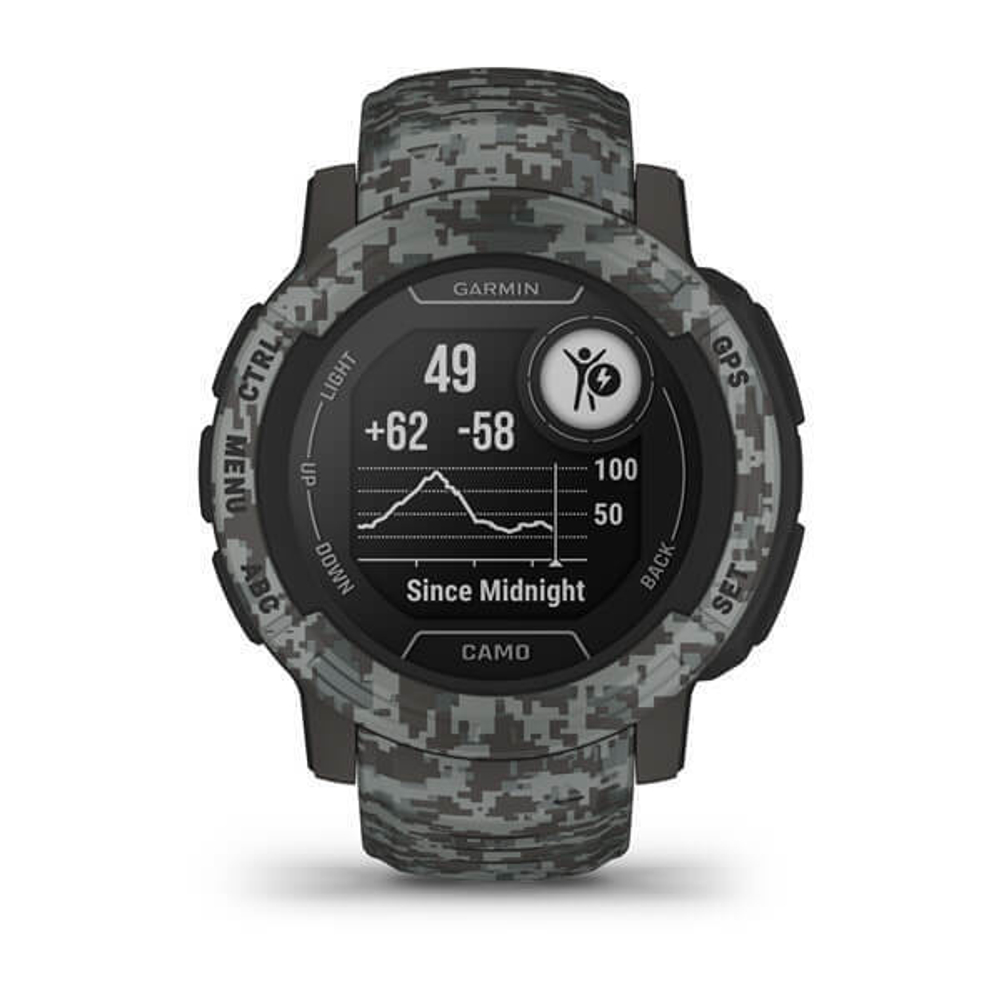 Умные часы Garmin Instinct 2 темно-серый камуфляж