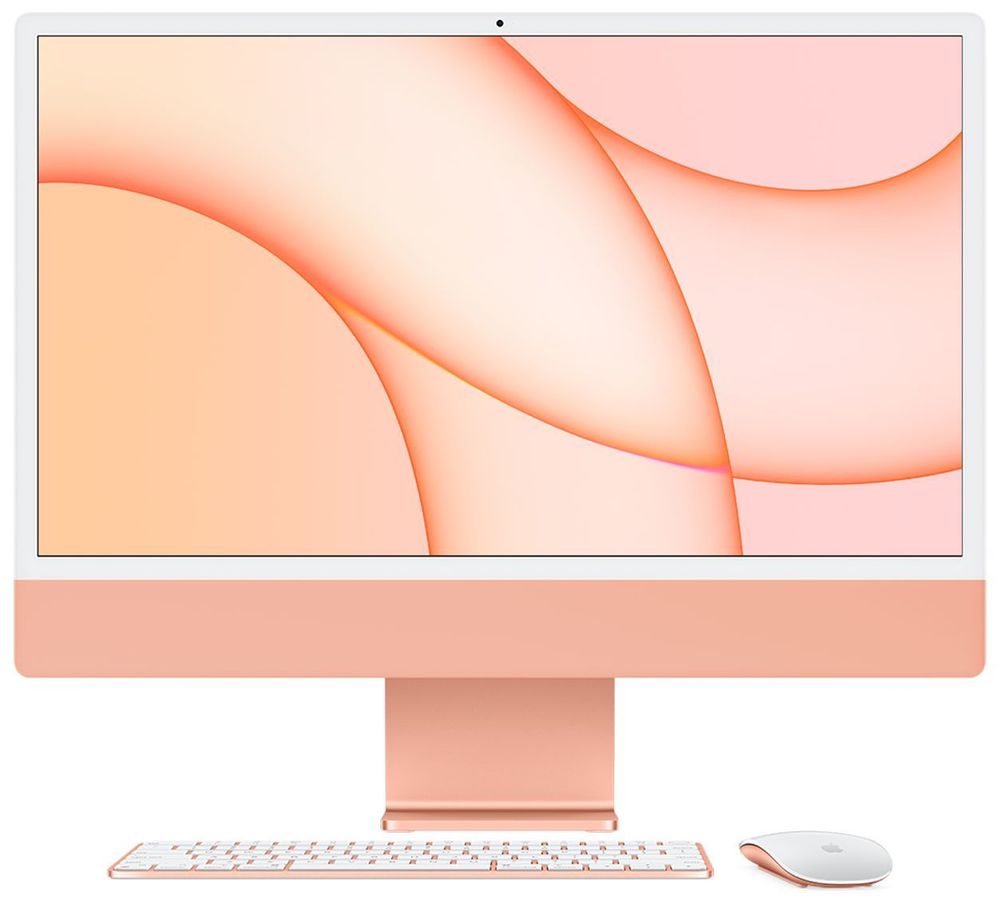 Apple iMac 4.5K 24&quot; (2021) M1 8-Core CPU/8-Core GPU, 8GB, 512Gb Orange (Оранжевый)