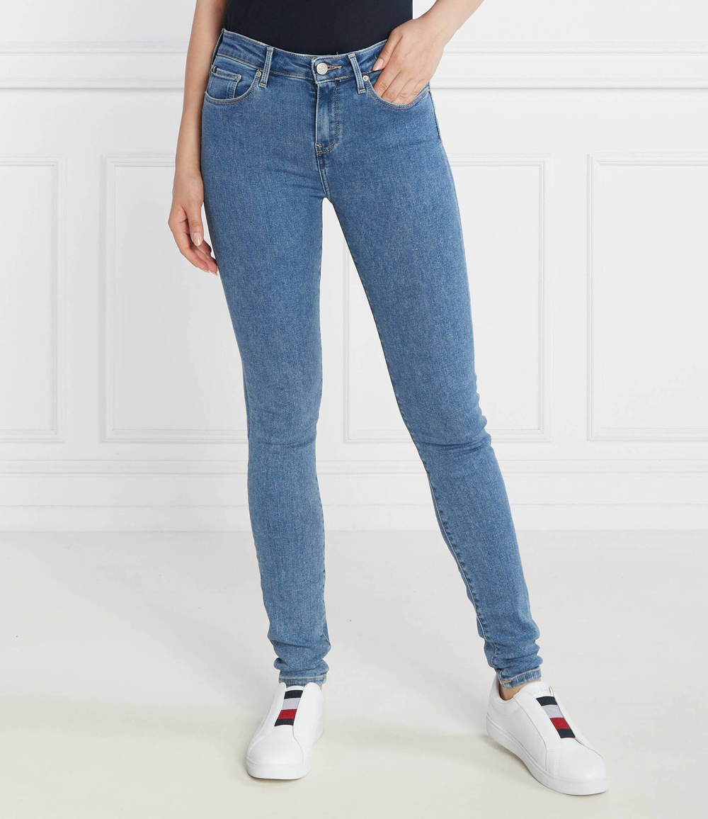 Джинсы TH FLEX COMO RW EVE Tommy Hilfiger - голубой(WW0WW38912)