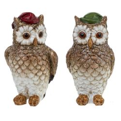 GAEM Фигурка декоративная "Сова", L4 W4,5 H8 см, 2в.