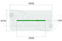 Бум детский с наклонной доской