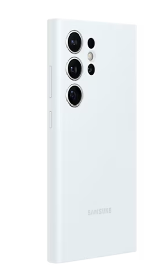 Чехол-накладка Silicone Case S24 Ultra (Белый)