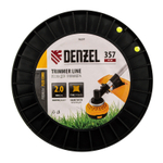 Леска для триммера витой квадрат, 2,0мм х 357м, на DIN катушке FLEX CORD Denzel