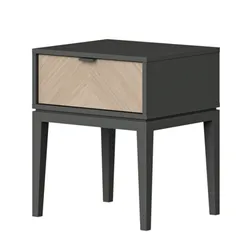 Тумба прикроватная Fjord 1 ящик (темно-серый)