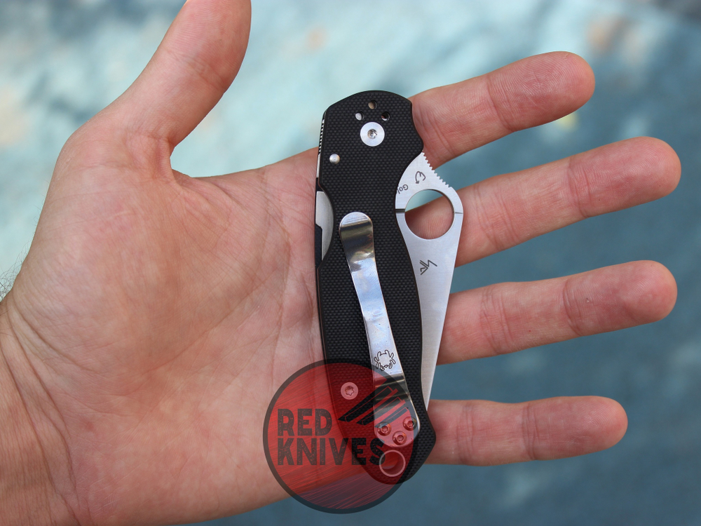 Нож Spyderco Para 3 G10 ЧБ C223GP