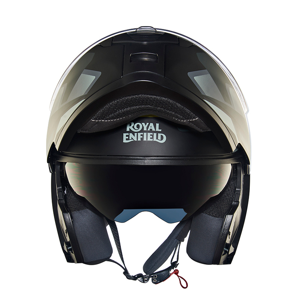 Шлем интеграл Royal Enfield, цвет - черно-желтый матовый, размер - L (600 мм), арт. RRGHEP000582 (HESS22014MATT BLACK & YELLOW)