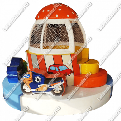 Электрическая карусель детская 4KIDS "Гонки на мотоциклах"