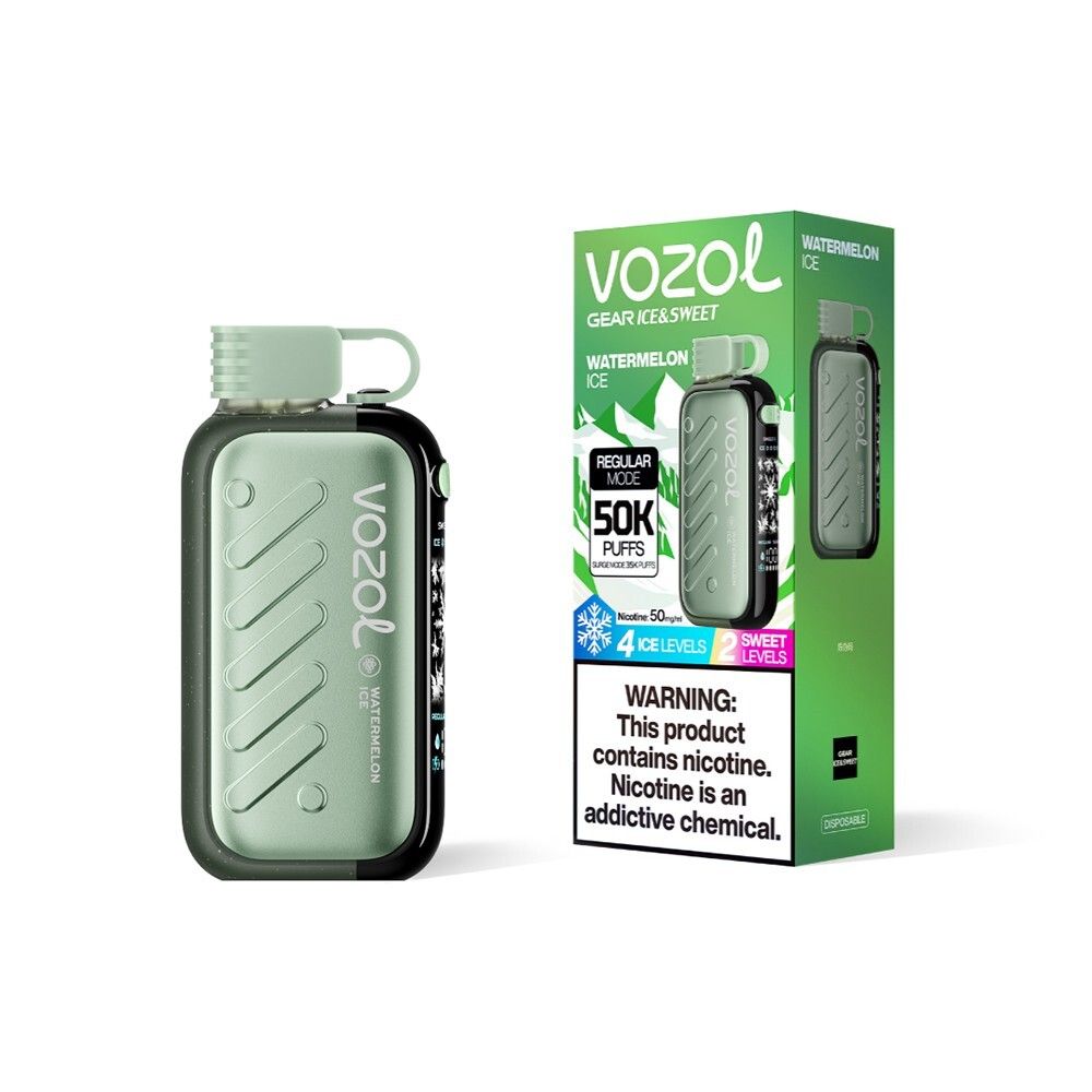 Vozol GEAR ICE & SWEET 50000 - Watermelon Ice (5% nic) Vozol GEAR ICE & SWEET 50000 - Watermelon Ice (5% nic)