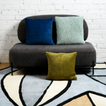 Ковер шерстяной ручной работы с принтом "Гармония тайги", 160х230 см