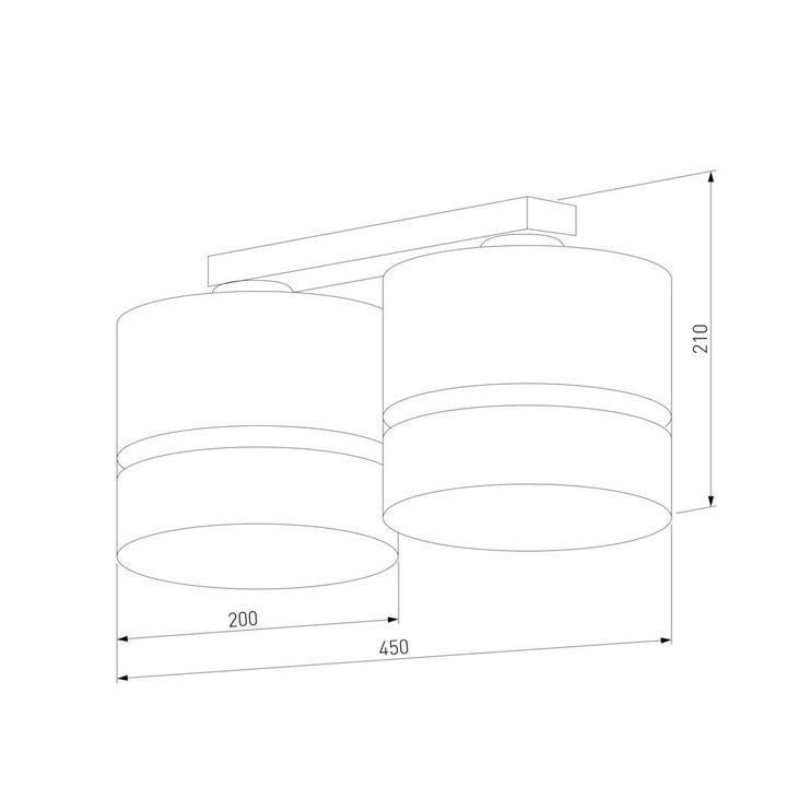 Потолочная люстра TK Lighting 6692 Paglia